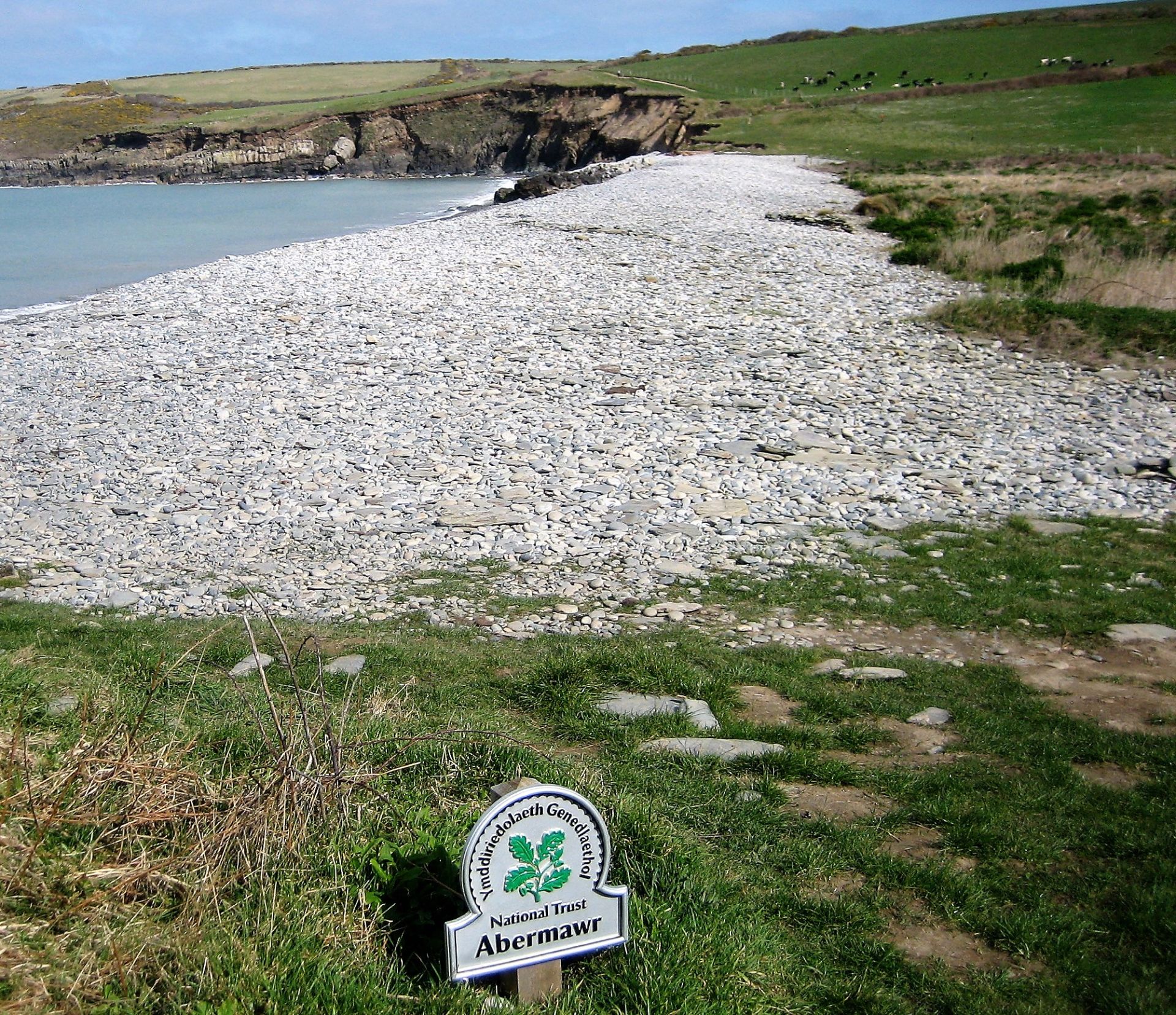 Aber Mawr beach